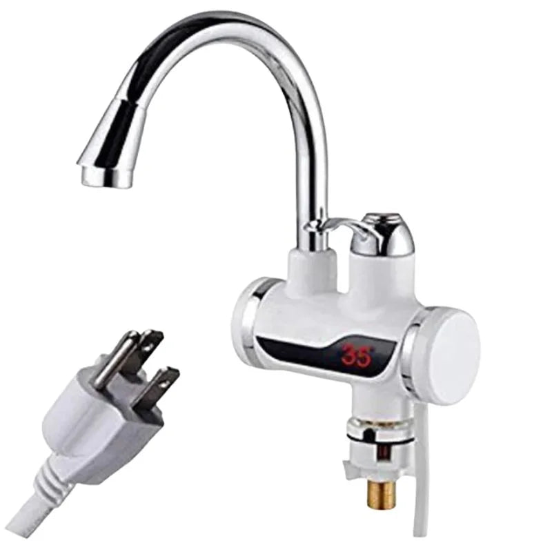 Electric Instant Heating Faucet | Digital Temperature Display | Kitchen & Bathroom Hot Water Tap