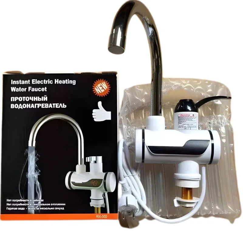 Electric Instant Heating Faucet | Digital Temperature Display | Kitchen & Bathroom Hot Water Tap